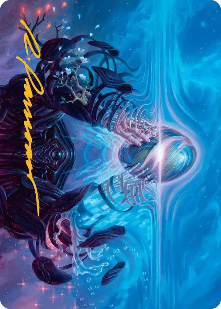 The Endstone Art Card (Gold-Stamped Signature) [Edge of Eternities Art Series] | Empire Gaming NC