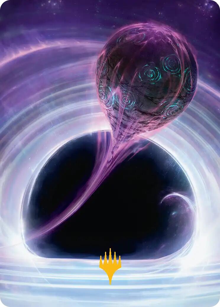 Susur Secundi, Void Altar Art Card (Gold-Stamped Planeswalker Symbol) [Edge of Eternities Art Series] | Empire Gaming NC