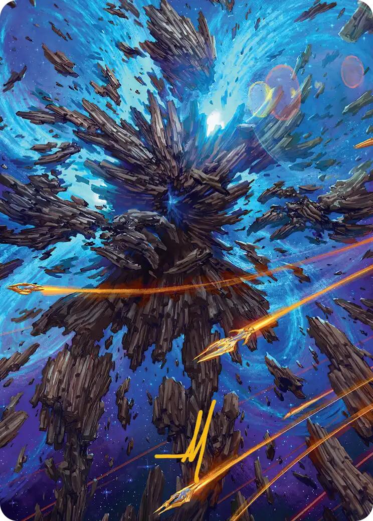Celestial Colonnade Art Card (Gold-Stamped Signature) [Edge of Eternities Art Series] | Empire Gaming NC