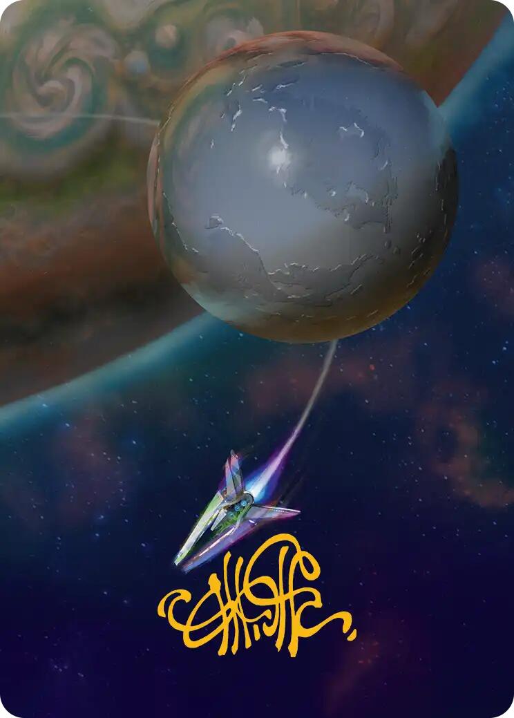 Reflecting Pool Art Card (Gold-Stamped Signature) [Edge of Eternities Art Series] | Empire Gaming NC