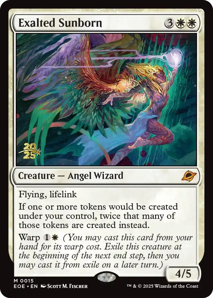 Exalted Sunborn [Edge of Eternities Prerelease Promos] | Empire Gaming NC