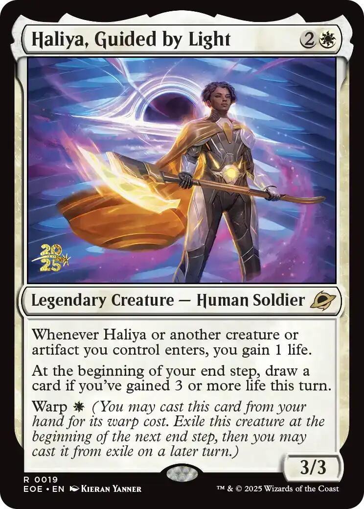 Haliya, Guided by Light [Edge of Eternities Prerelease Promos] | Empire Gaming NC