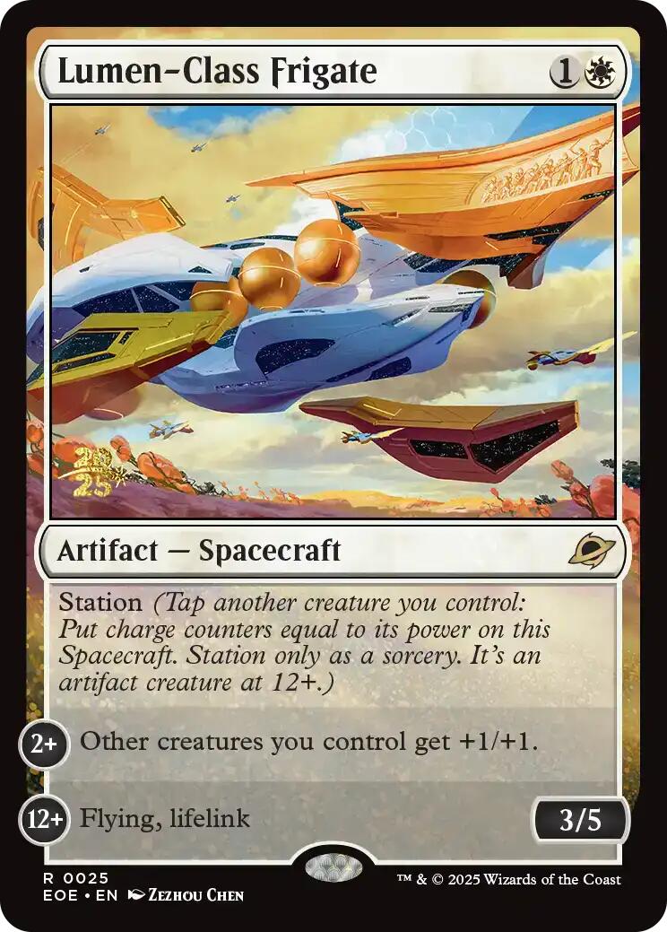 Lumen-Class Frigate [Edge of Eternities Prerelease Promos] | Empire Gaming NC