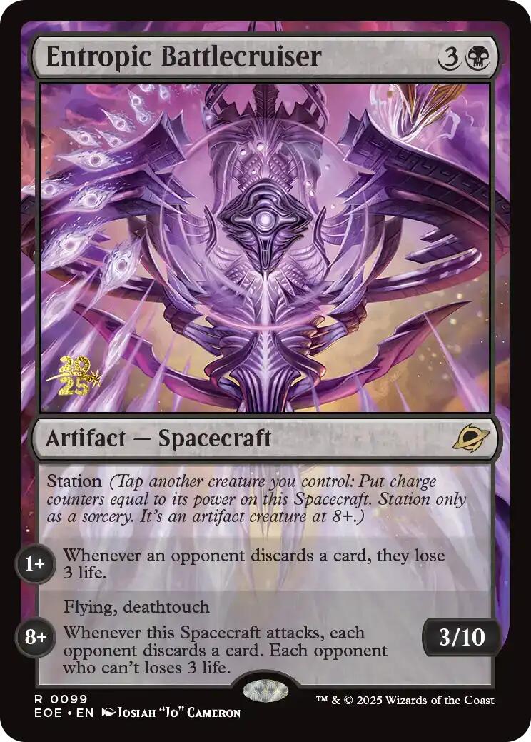 Entropic Battlecruiser [Edge of Eternities Prerelease Promos] | Empire Gaming NC