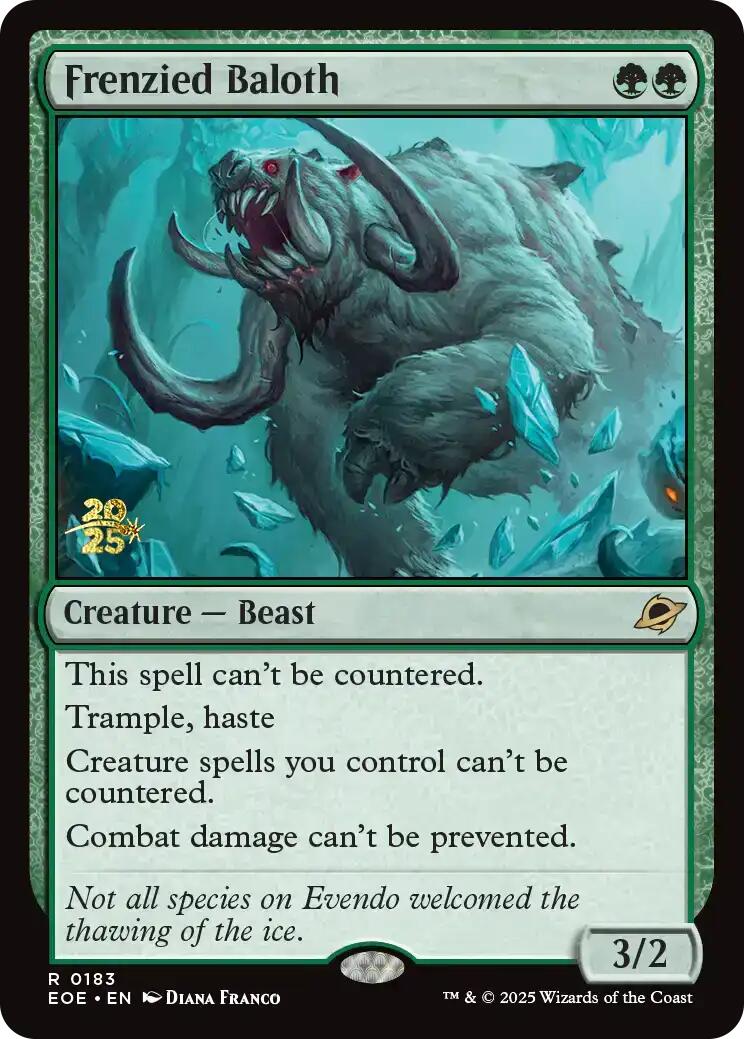 Frenzied Baloth [Edge of Eternities Prerelease Promos] | Empire Gaming NC