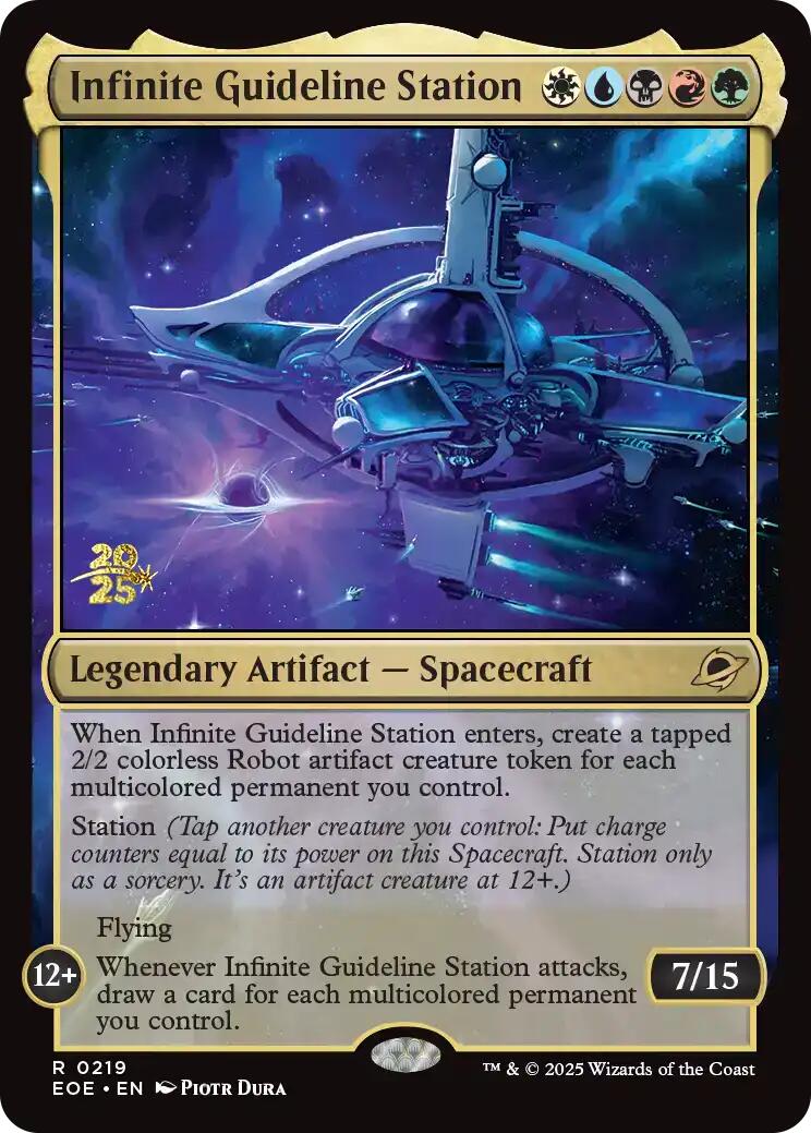 Infinite Guideline Station [Edge of Eternities Prerelease Promos] | Empire Gaming NC