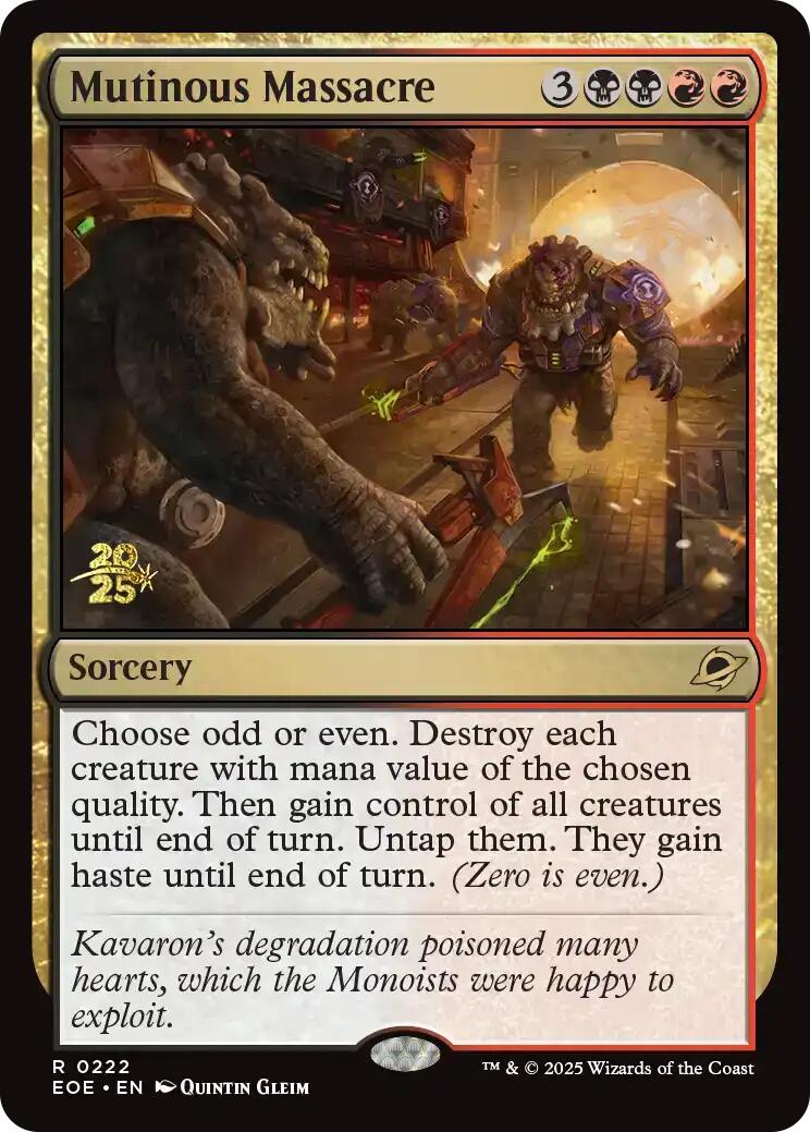 Mutinous Massacre [Edge of Eternities Prerelease Promos] | Empire Gaming NC