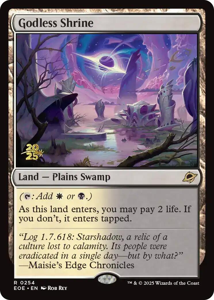 Godless Shrine [Edge of Eternities Prerelease Promos] | Empire Gaming NC