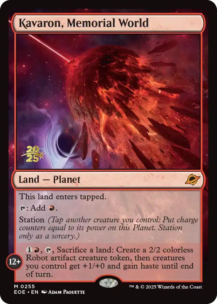 Kavaron, Memorial World [Edge of Eternities Prerelease Promos] | Empire Gaming NC