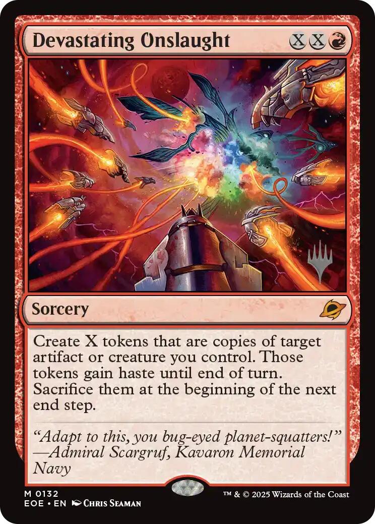 Devastating Onslaught [Edge of Eternities Promo Pack] | Empire Gaming NC