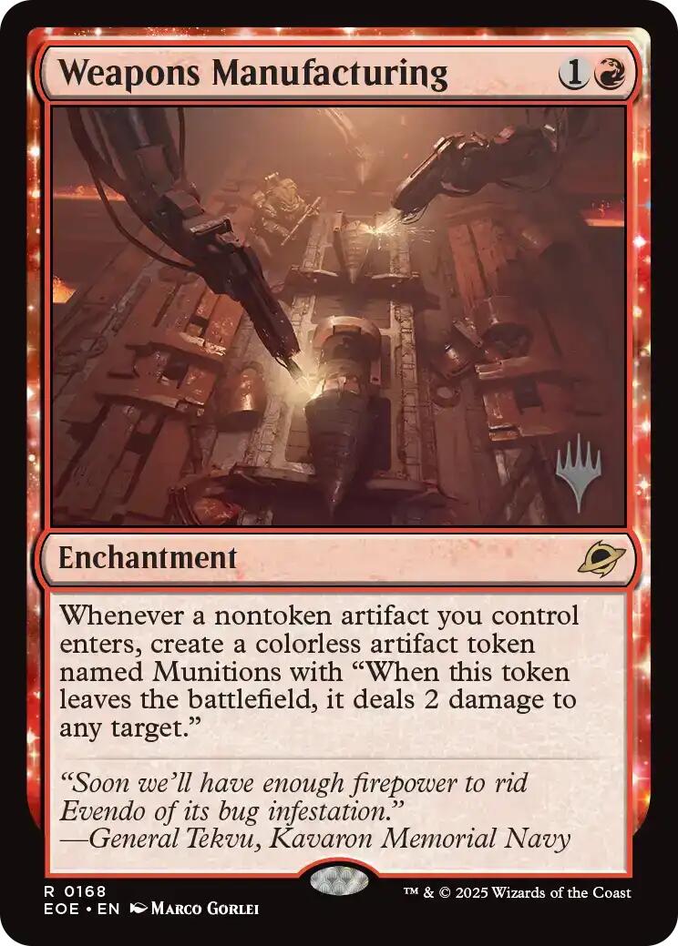Weapons Manufacturing [Edge of Eternities Promo Pack] | Empire Gaming NC