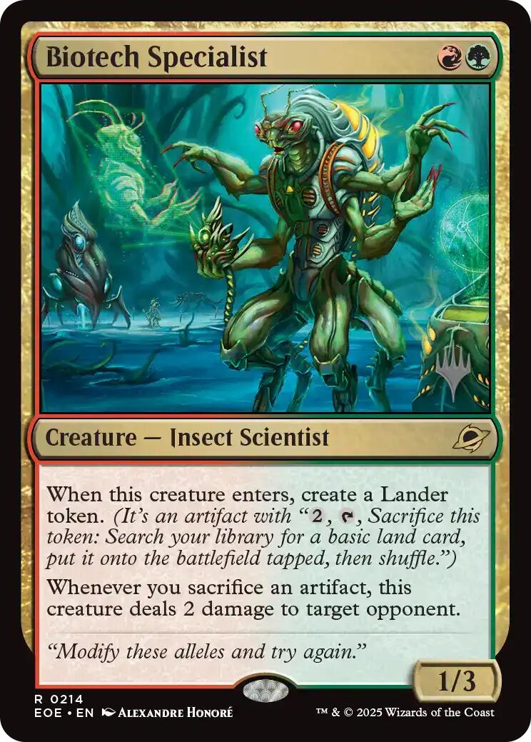 Biotech Specialist [Edge of Eternities Promo Pack] | Empire Gaming NC