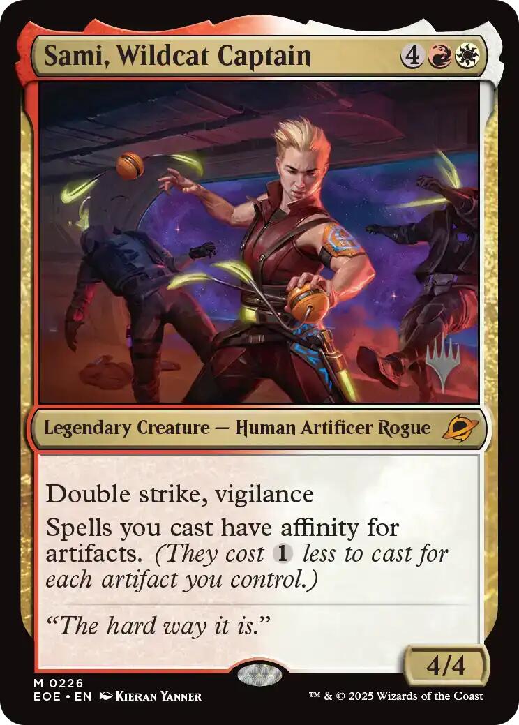 Sami, Wildcat Captain [Edge of Eternities Promo Pack] | Empire Gaming NC