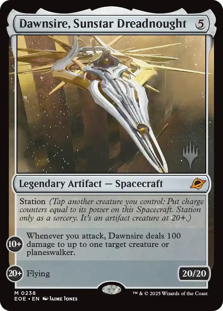 Dawnsire, Sunstar Dreadnought [Edge of Eternities Promo Pack] | Empire Gaming NC