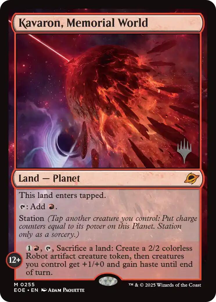 Kavaron, Memorial World [Edge of Eternities Promo Pack] | Empire Gaming NC