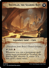 Brass's Tunnel-Grinder // Tecutlan, The Searing Rift (Extended Art) [The Lost Caverns of Ixalan] | Empire Gaming NC