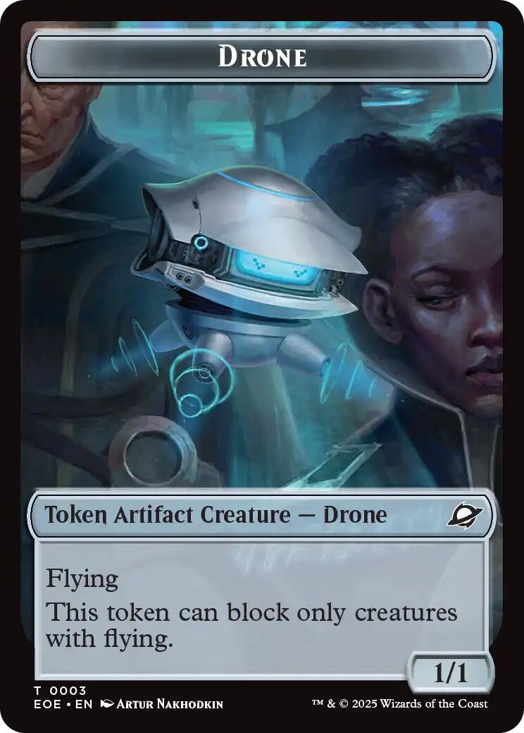 Drone // Lander (0005) Doubled-Sided Token [Edge of Eternities Tokens] | Empire Gaming NC
