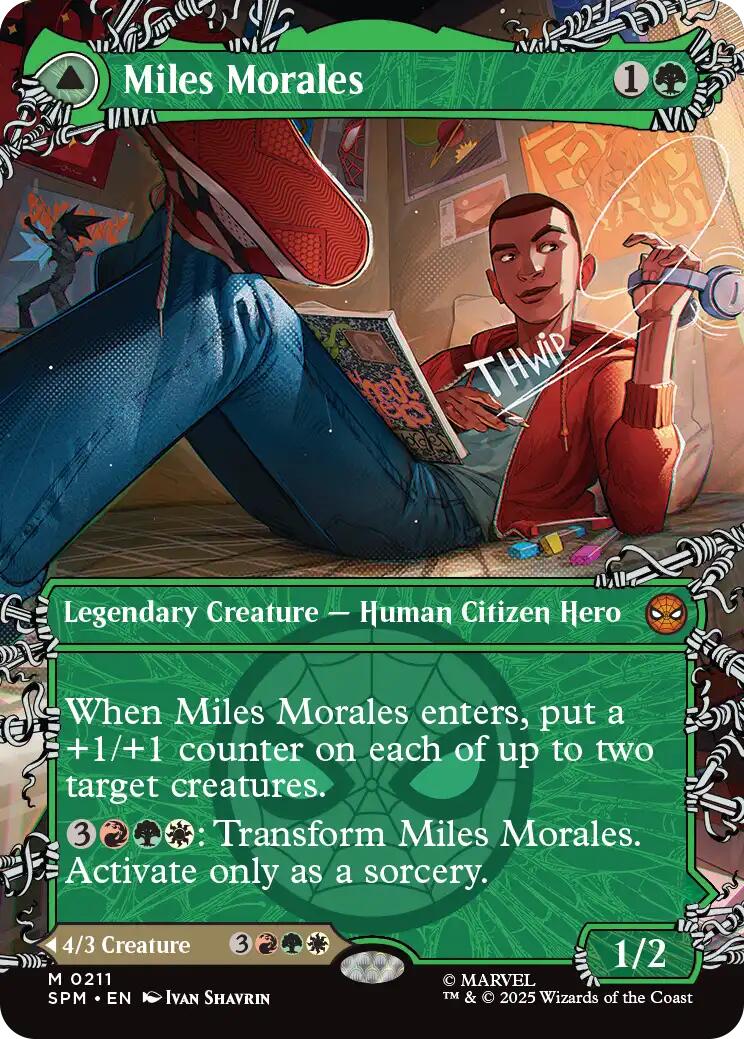 Miles Morales (0211) (Borderless) [Marvel's Spider-Man] | Empire Gaming NC