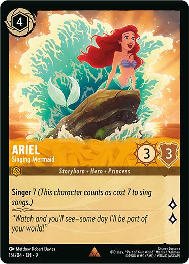 Ariel - Singing Mermaid (15/204) [Fabled] | Empire Gaming NC