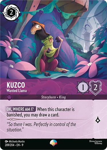 Kuzco - Wanted Llama (Epic) (209/204) [Fabled] | Empire Gaming NC