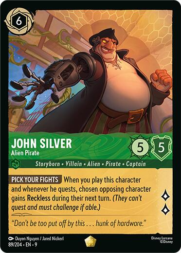John Silver - Alien Pirate (89/204) [Fabled] | Empire Gaming NC