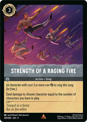 Strength of a Raging Fire (9) (201/204) [Fabled] | Empire Gaming NC