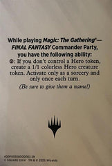 Blank Hero Token [FINAL FANTASY Tokens] | Empire Gaming NC