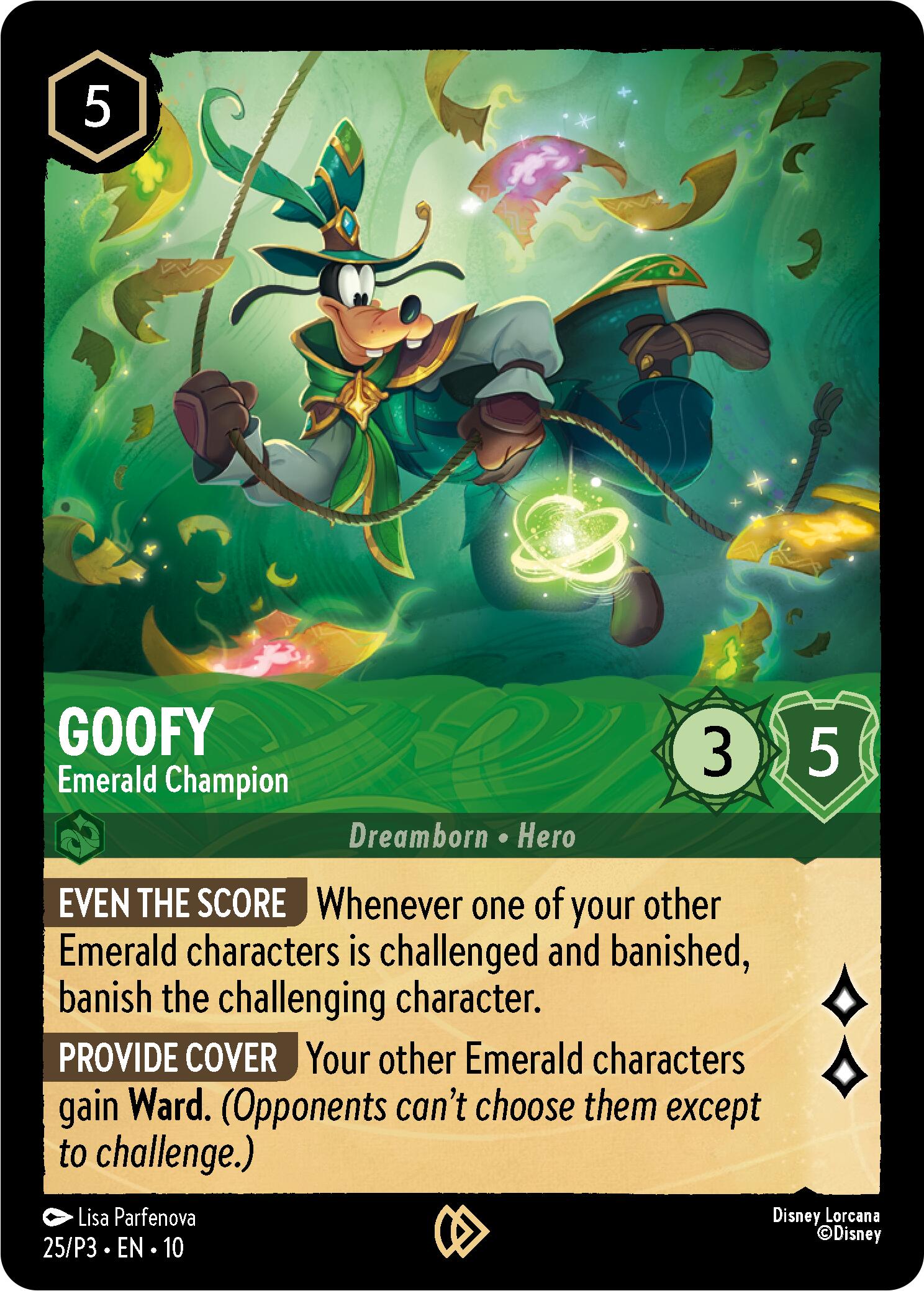Goofy - Emerald Champion (25) [Promo Cards] | Empire Gaming NC