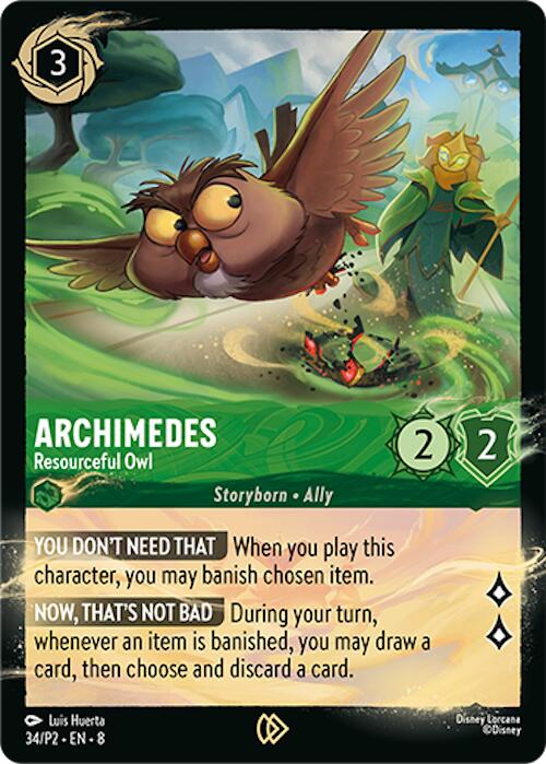 Archimedes - Resourceful Owl (34/P2) [Promo Cards] | Empire Gaming NC