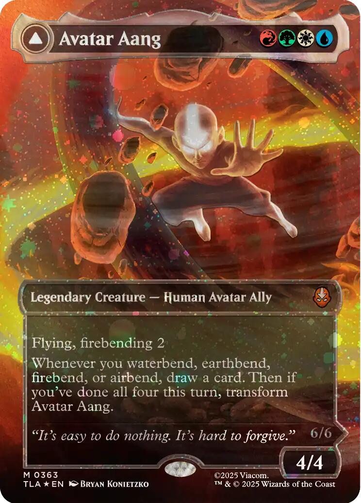 Avatar Aang (Raised Foil) [Avatar: The Last Airbender] | Empire Gaming NC