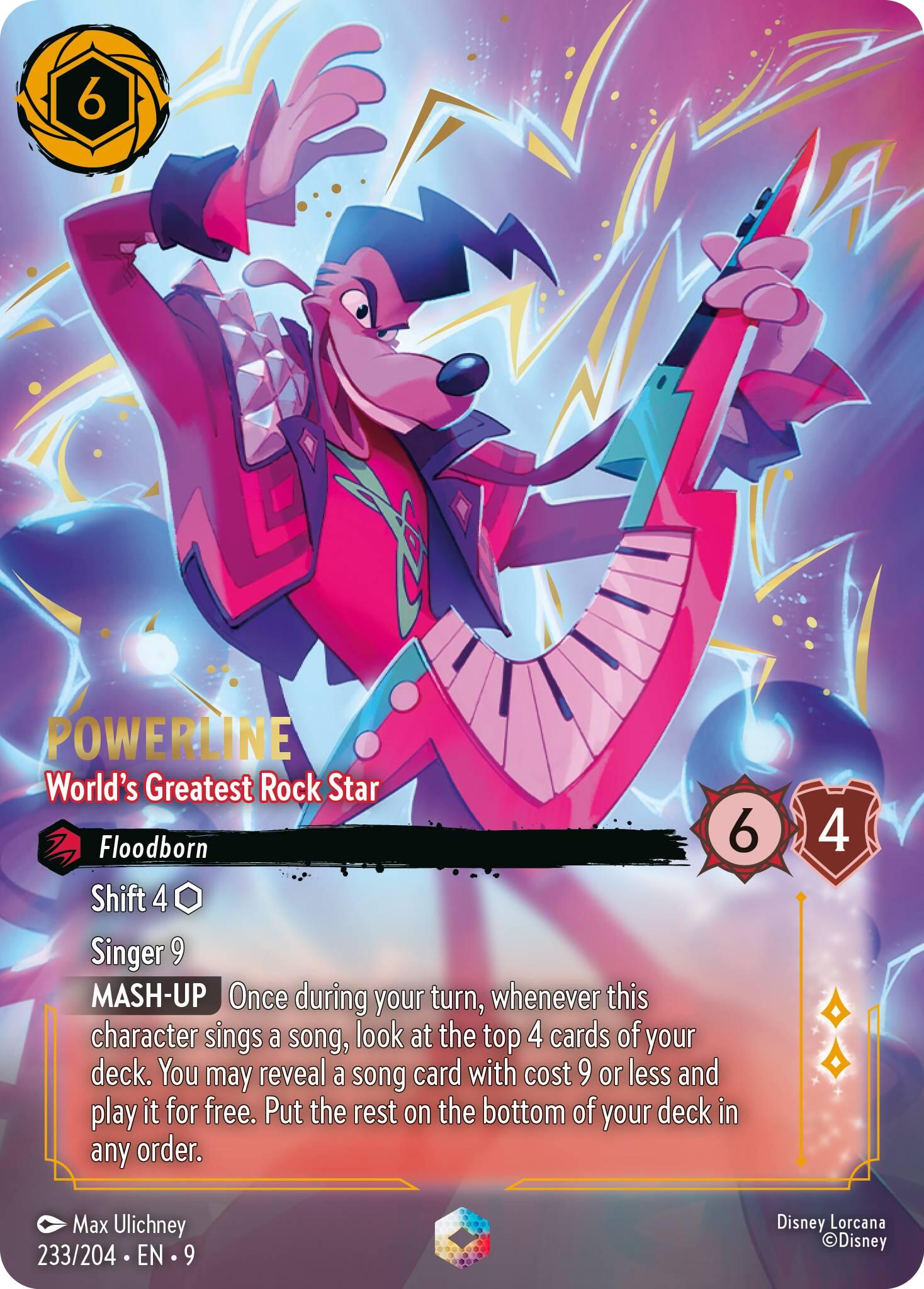 Powerline - World's Greatest Rock Star (Enchanted) (233/204) [Fabled] | Empire Gaming NC
