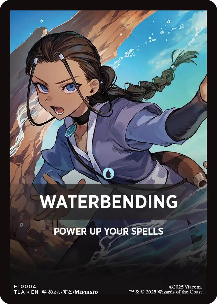 Waterbending Theme Card [Avatar: The Last Airbender Tokens] | Empire Gaming NC