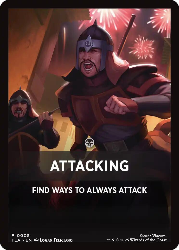 Attacking Theme Card [Avatar: The Last Airbender Tokens] | Empire Gaming NC