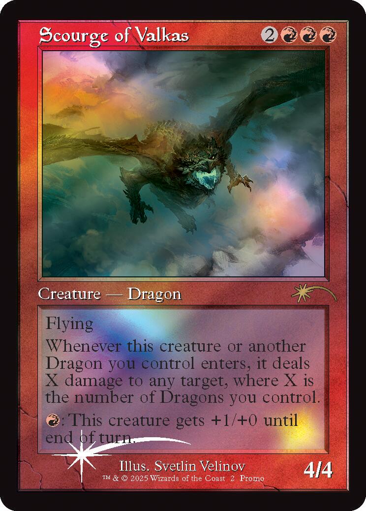 Scourge of Valkas (Retro Frame) [Secret Lair Drop Series] | Empire Gaming NC