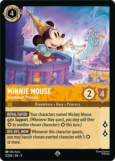 Minnie Mouse - Sweetheart Princess (5/204) [Fabled] | Empire Gaming NC