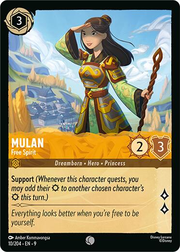 Mulan - Free Spirit (10/204) [Fabled] | Empire Gaming NC