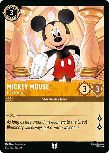Mickey Mouse - True Friend (13/204) [Fabled] | Empire Gaming NC