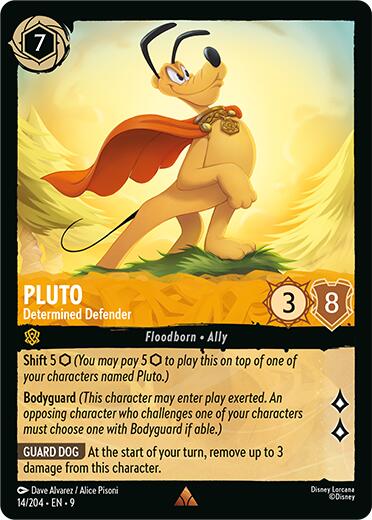 Pluto - Determined Defender (14/204) [Fabled] | Empire Gaming NC