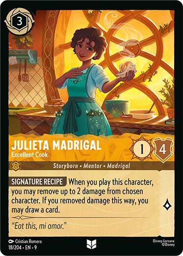 Julieta Madrigal - Excellent Cook (18/204) [Fabled] | Empire Gaming NC