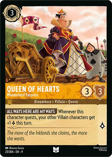 Queen of Hearts - Wonderland Empress (23/204) [Fabled] | Empire Gaming NC