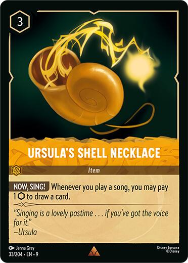 Ursula's Shell Necklace (33/204) [Fabled] | Empire Gaming NC