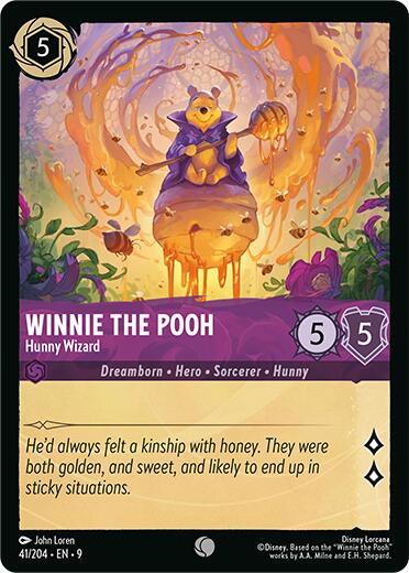 Winnie the Pooh - Hunny Wizard (41/204) [Fabled] | Empire Gaming NC