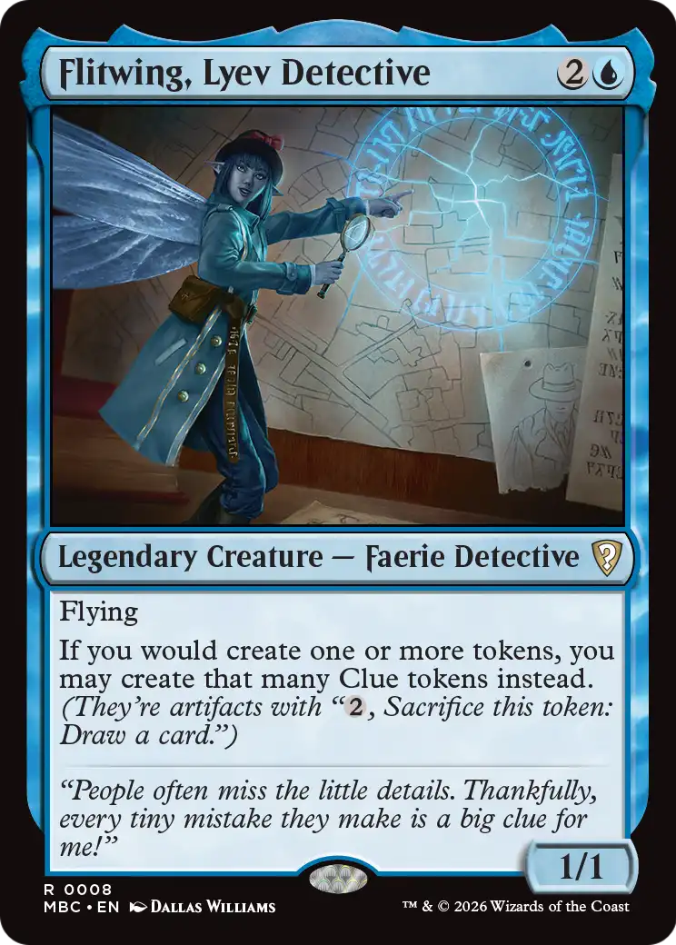 Flitwing, Lyev Detective [Mystery Booster: Commander Edition] | Empire Gaming NC