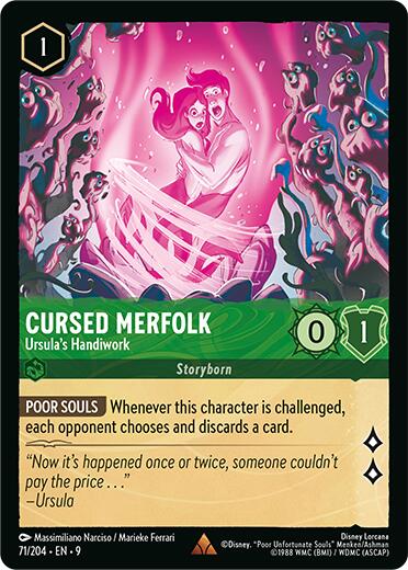 Cursed Merfolk - Ursula's Handiwork (71/204) [Fabled] | Empire Gaming NC
