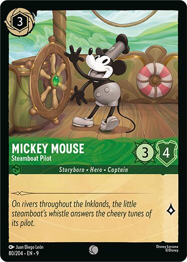 Mickey Mouse - Steamboat Pilot (80/204) [Fabled] | Empire Gaming NC