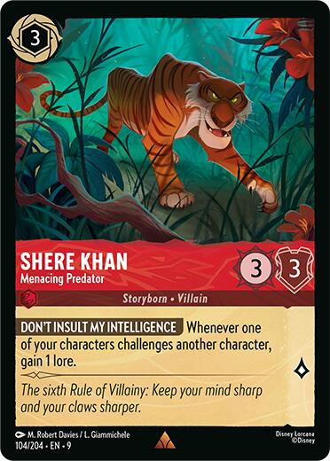 Shere Khan - Menacing Predator (104/204) [Fabled] | Empire Gaming NC