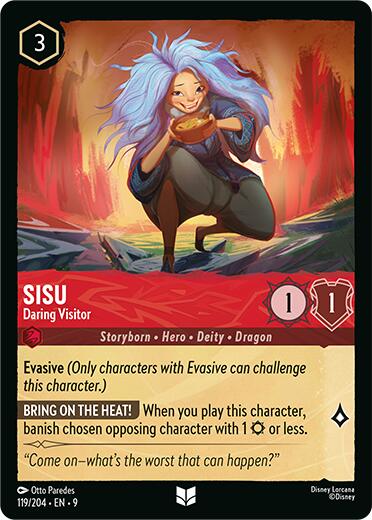 Sisu - Daring Visitor (119/204) [Fabled] | Empire Gaming NC