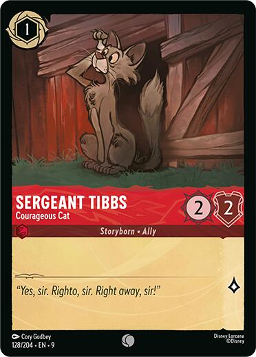 Sergeant Tibbs - Courageous Cat (128/204) [Fabled] | Empire Gaming NC