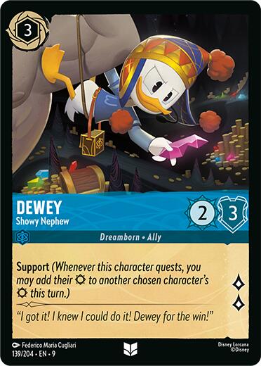 Dewey - Showy Nephew (139/204) [Fabled] | Empire Gaming NC