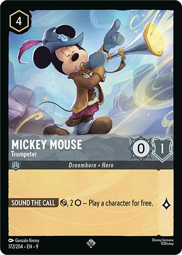 Mickey Mouse - Trumpeter (172/204) [Fabled] | Empire Gaming NC